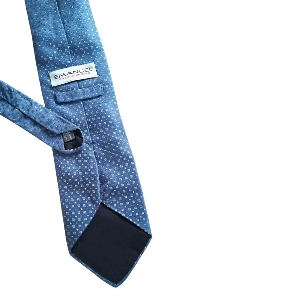 Emanuel Ungaro Blue Diamond Men's Tie